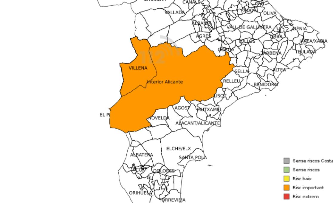 riesgo naranja agencia valenciana emergencias y seguridad