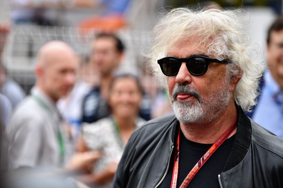 Briatore, durante un Gran Premio