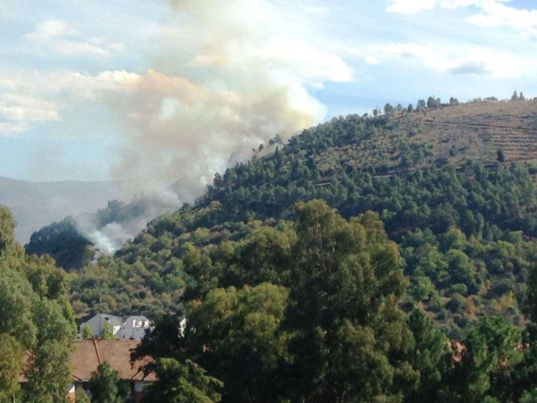 Incendio en el Monte Pajariel