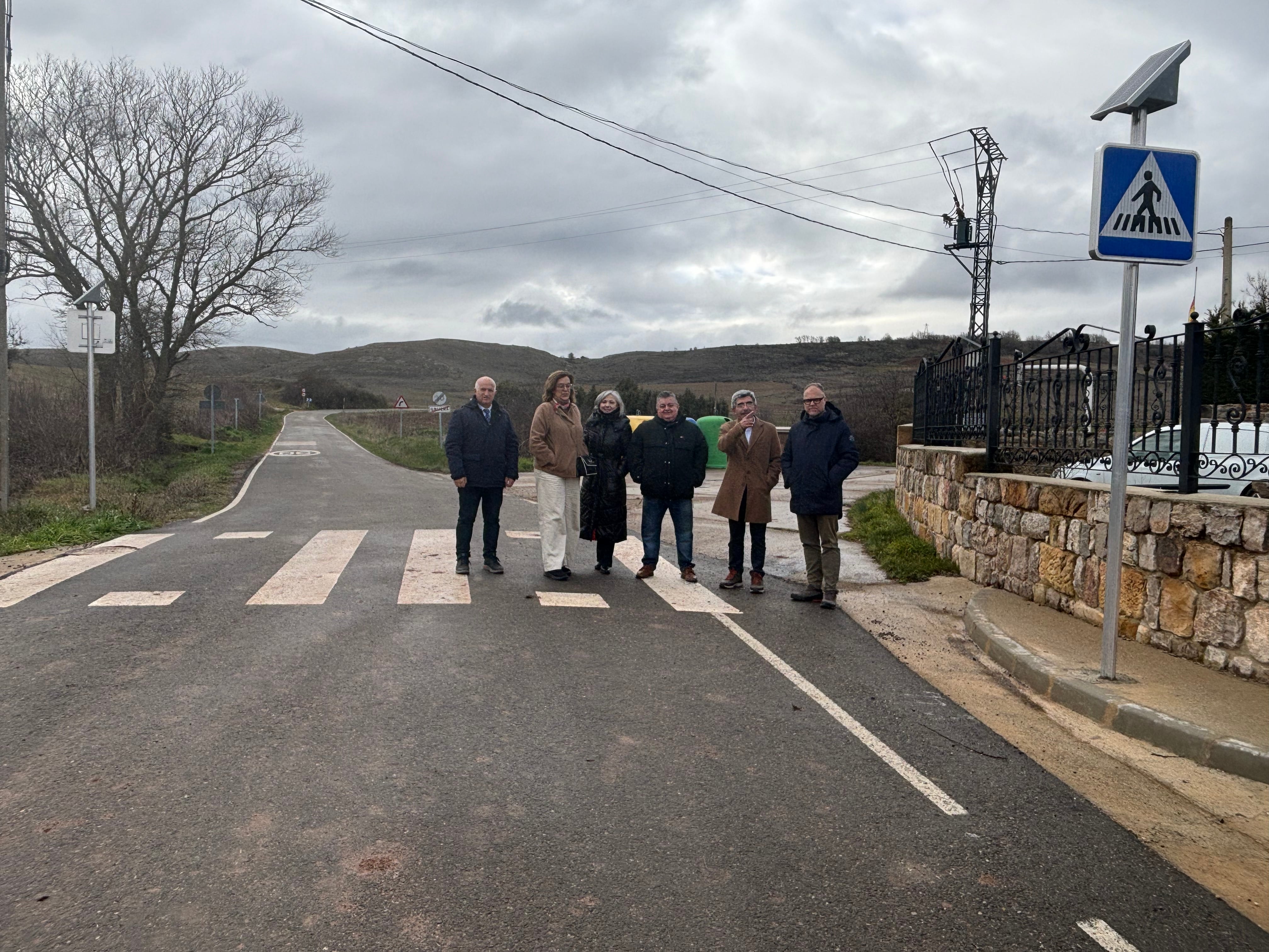 La Diputación mejora la seguridad en la carretera provincial PP-2201 de Menaza por Grijera a la autonómica P-220