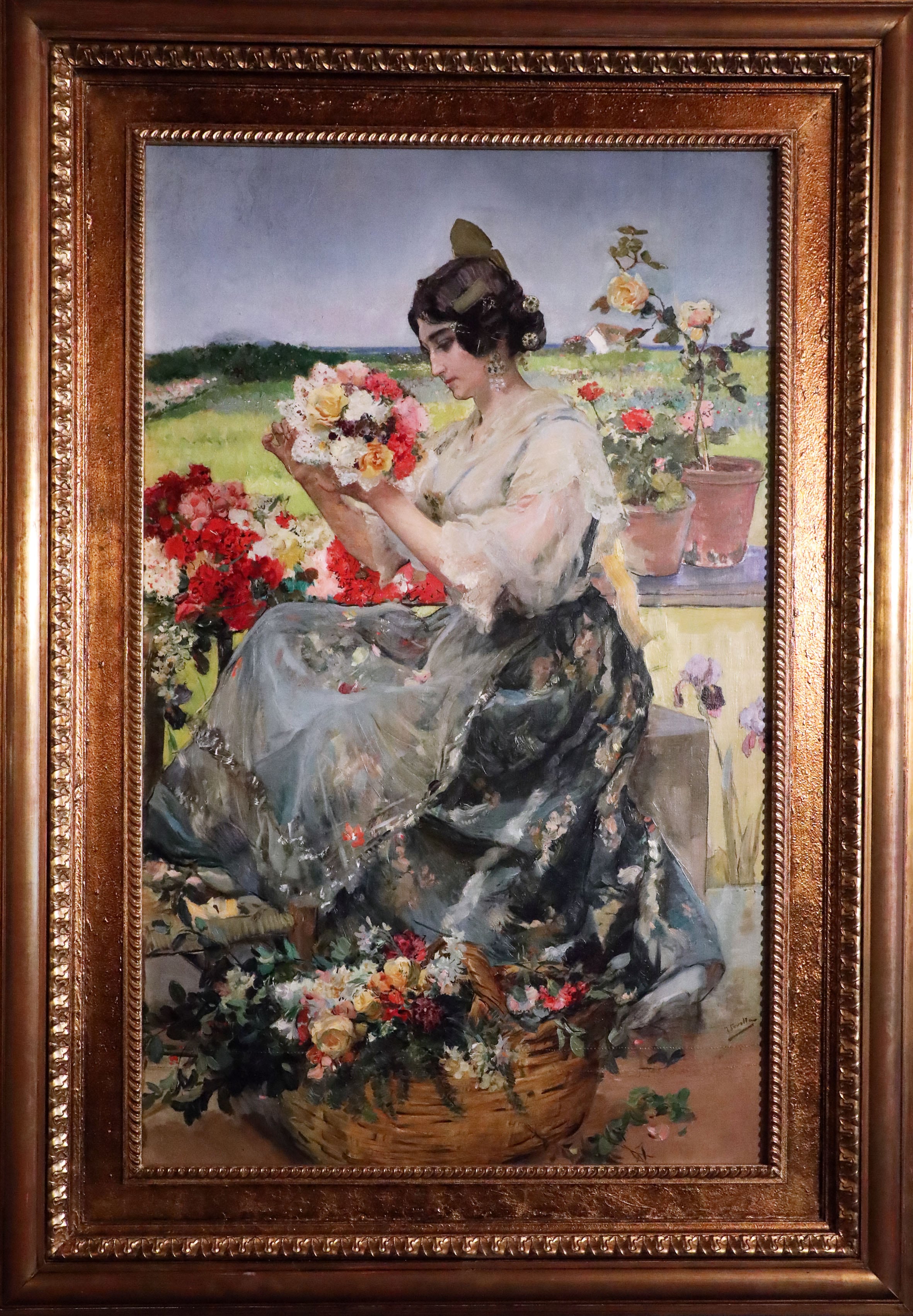 Obra &quot;Labradora valenciana&quot; de Sorolla de la muestra &quot;De la foscor a la llum&quot;