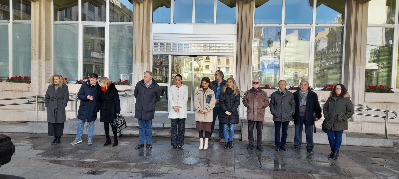 Concentración en Ciudad Real en solidaridad con Ucrania al cumplirse el primer aniversario de la guerra