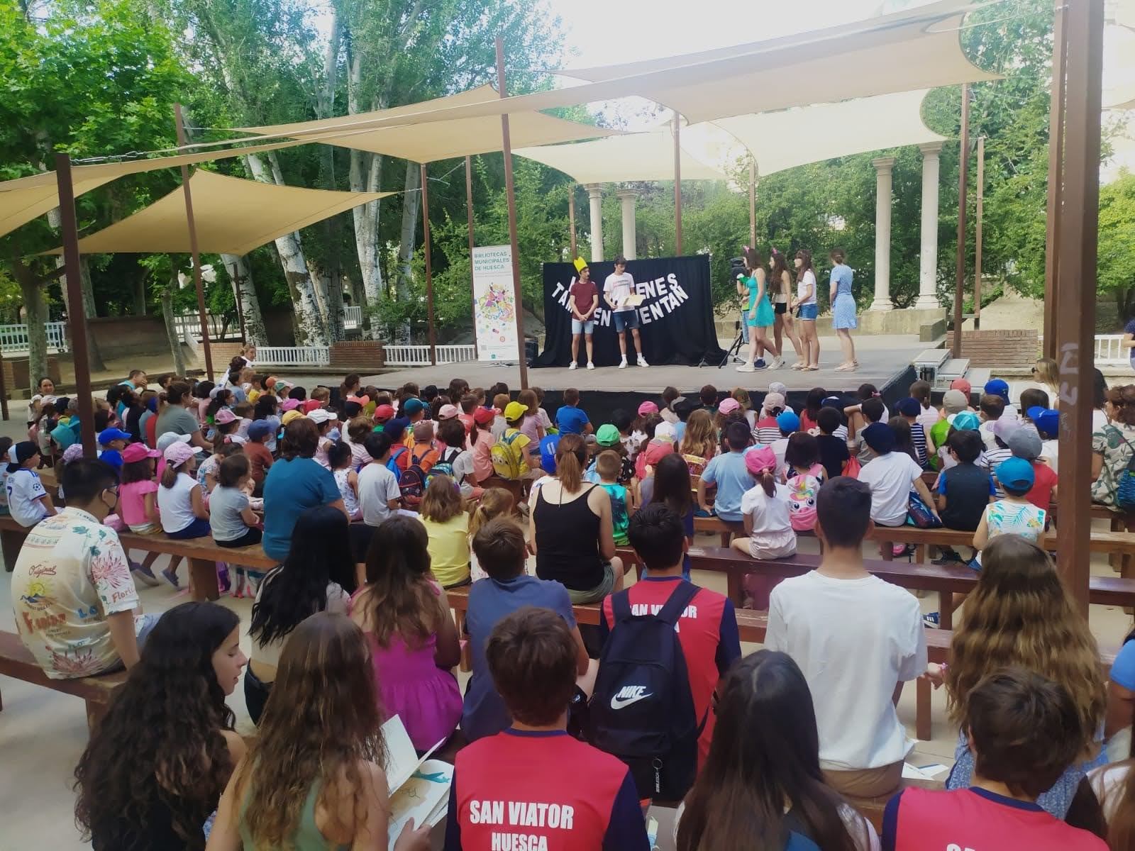 Actividad de 'Los jóvenes también cuentan' en Huesca