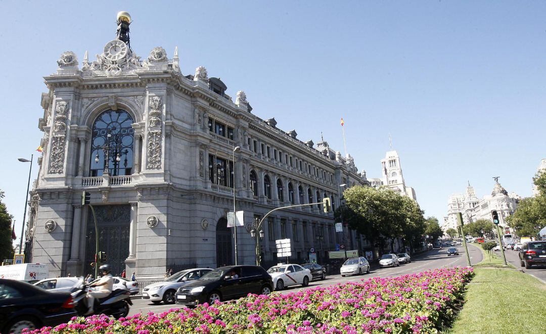 Fachada de la sede del Banco de España en Madrid