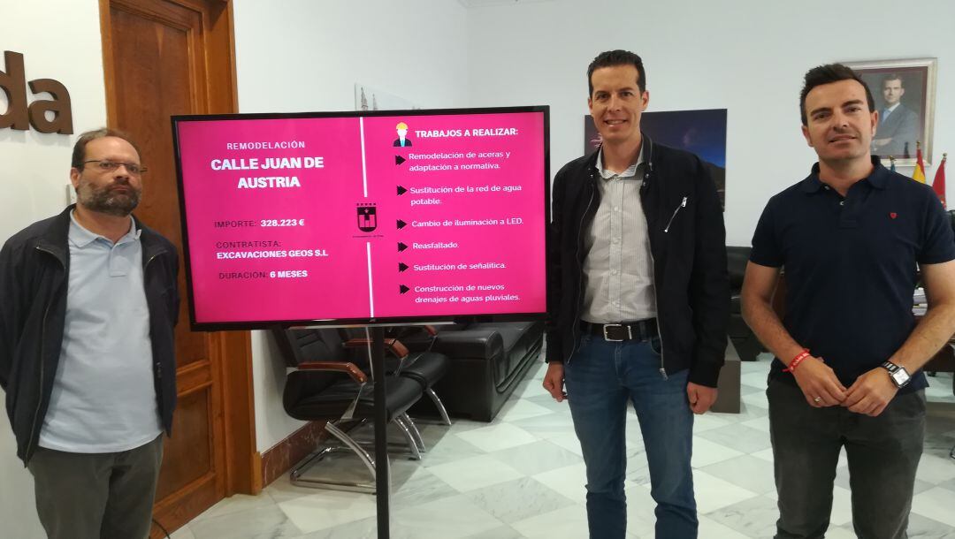 Presentación de la remodelación de la calle Juan de Austria en Elda