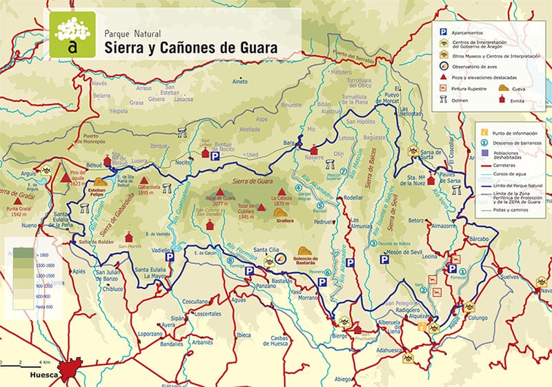 Conectará los accesos de este a oeste por la cara norte de la sierra, adecuando un camino ya existente hasta Nasarre y construyendo un nuevo tramo de 3 km hasta Bara