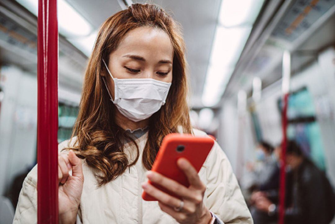 Uso de mascarilla en transporte público