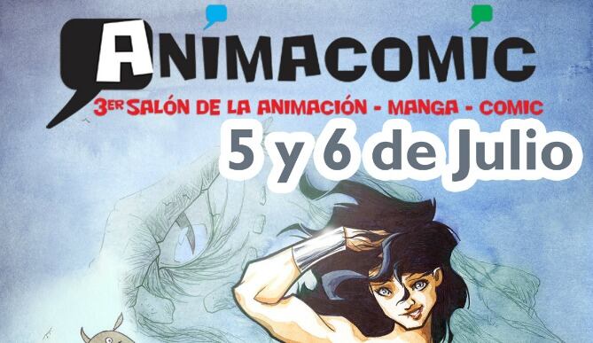 Detalle del cartel del salón Animacomic 2014