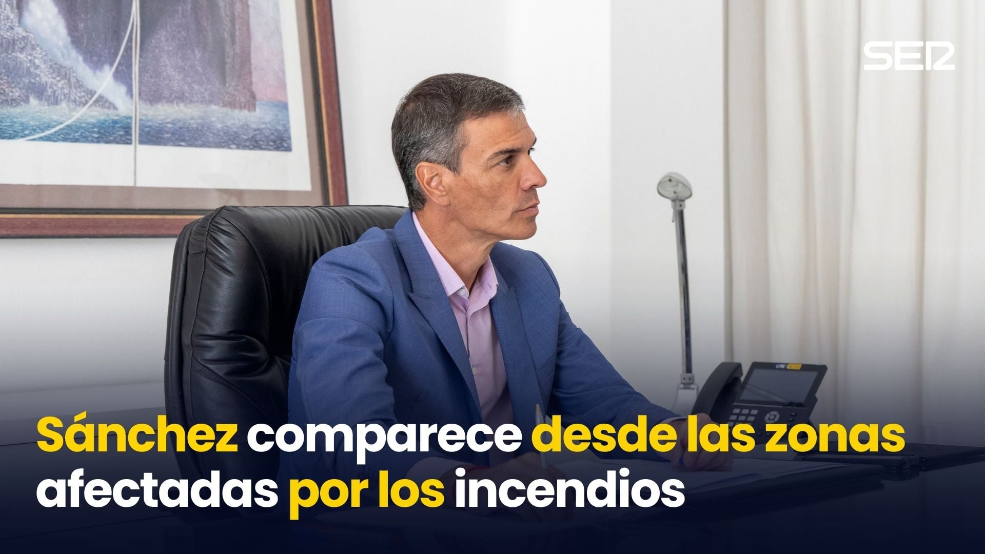 Sánchez propone un "gran pacto" de Estado para mitigar la emergencia climática en España