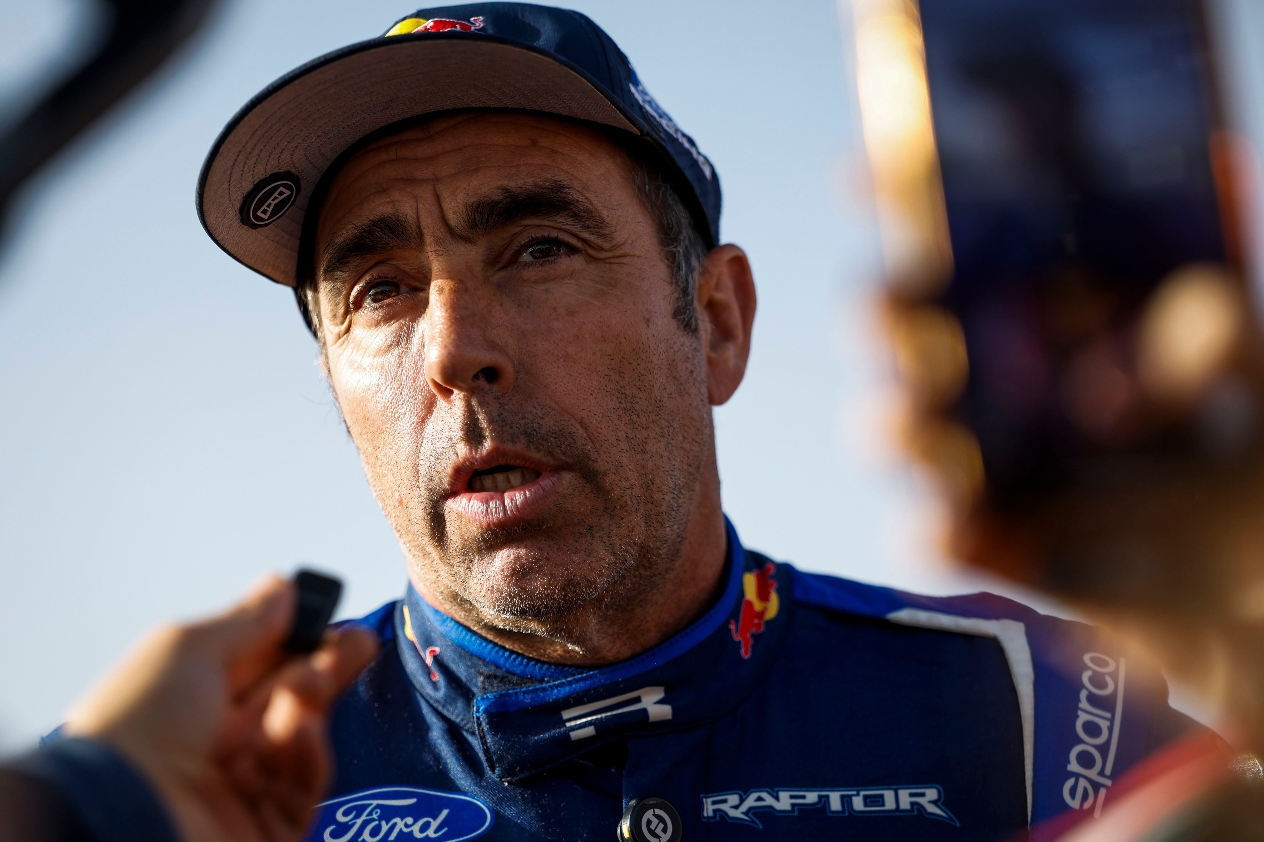 Nani Roma durante la decimoprimera etapa del Dakar 2026