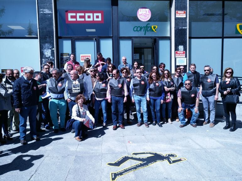 Concentración en la Plaza de Santa Ana