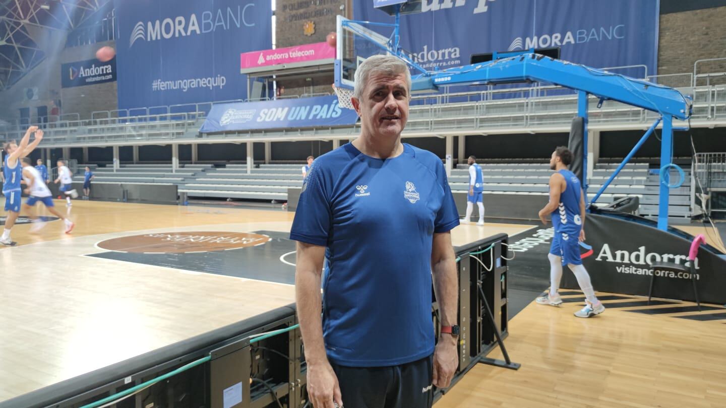 Òscar Quintana, nou entrenador del MoraBanc Andorra.