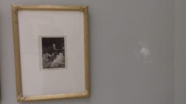 Detalle de una de las salas cerradas en la tercera planta