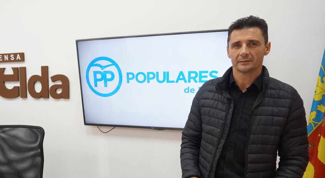 Alberto García, portavoz del PP de Elda