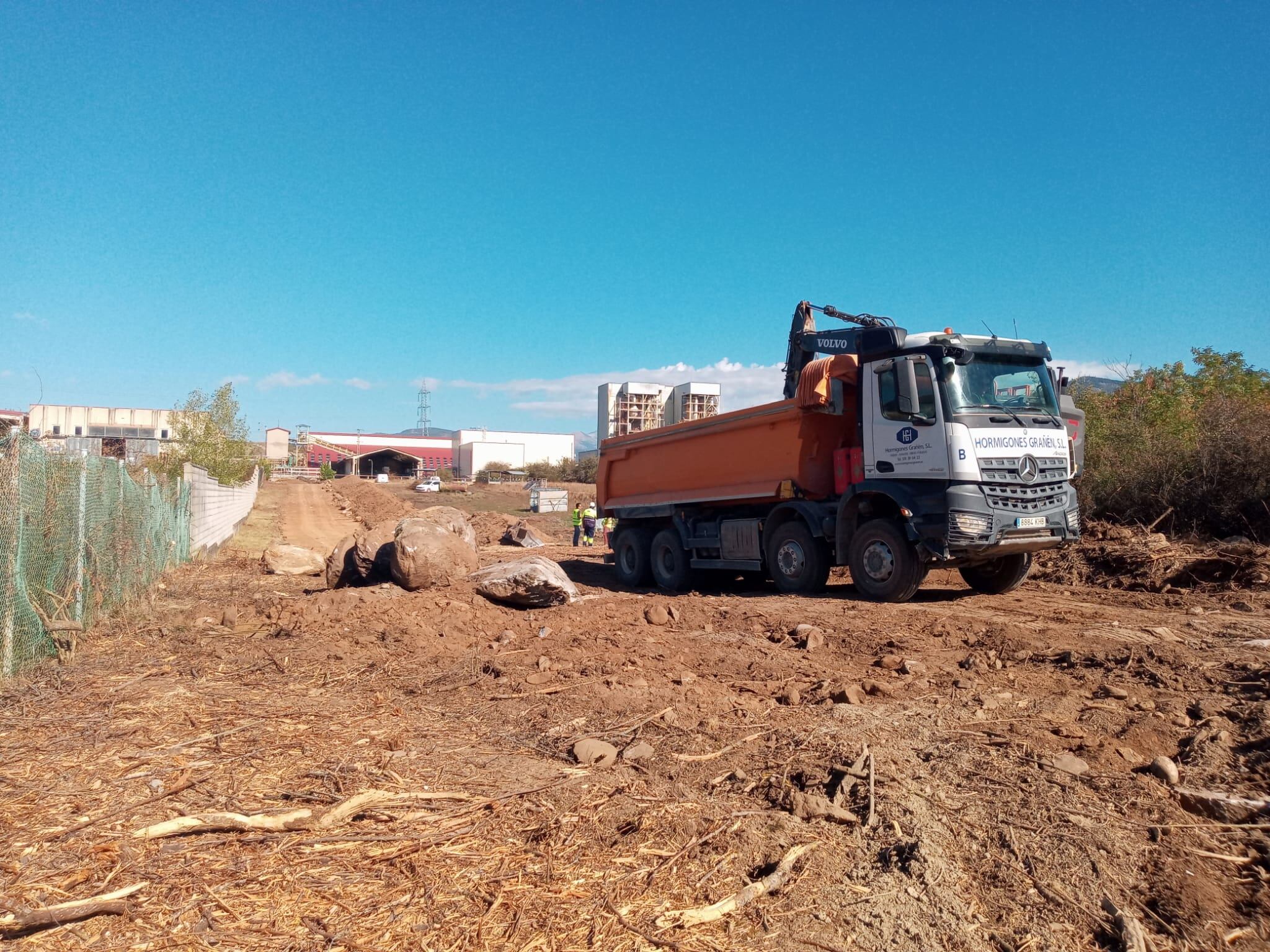 Este lunes comenzaban las obras del nuevo vial de acceso a Inquinosa