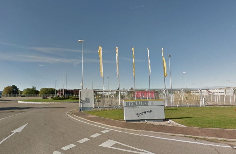 Entrada de la factoria de Renault Palencia