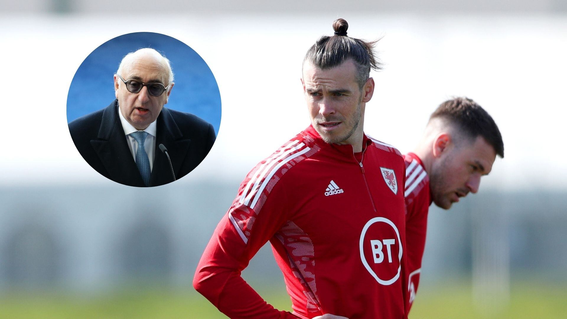 Gareth Bale y su agente Jonathan Barnett