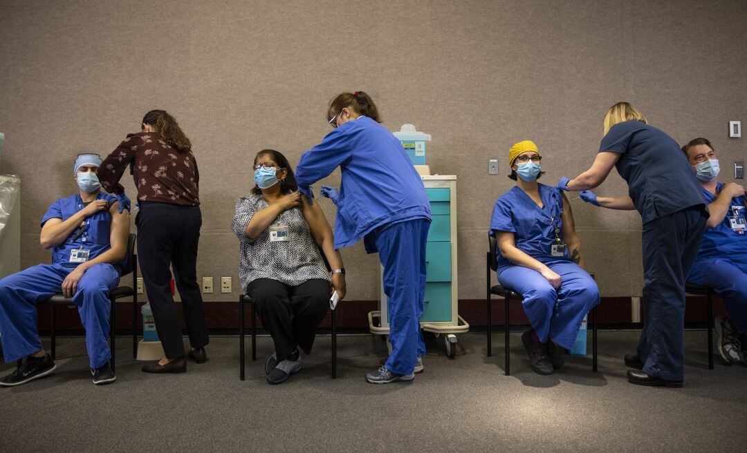 La vacunación avanza en Estados Unidos.