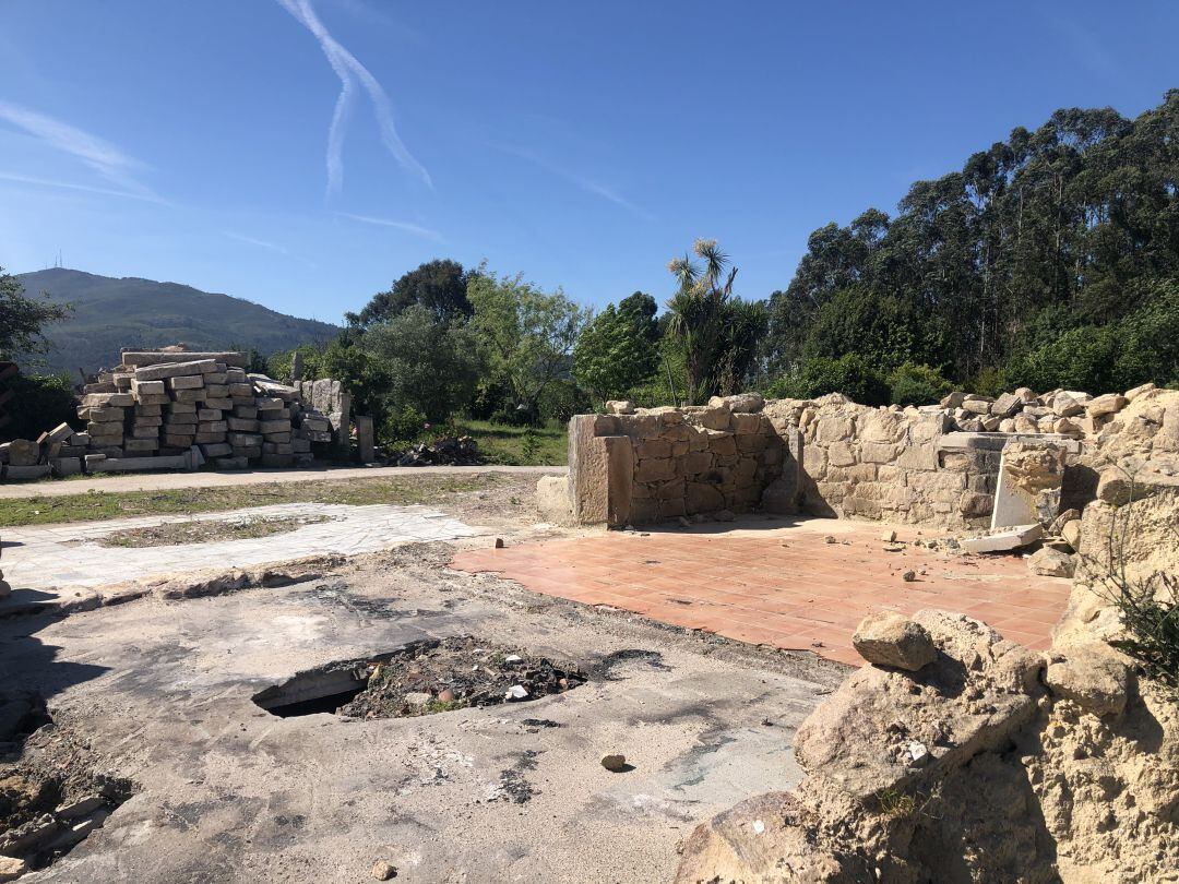 Zona Cero de Paramos tras su apertura al tráfico.