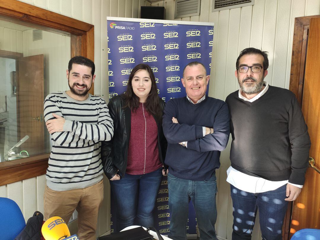 Juan José García, Ana Belén Portellano, Antonio Robles, Javier Esturillo.