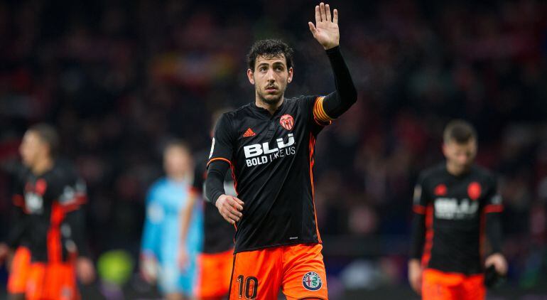 Dani Parejo, en el partido ante el Atlético en el Wanda Metropolitano.