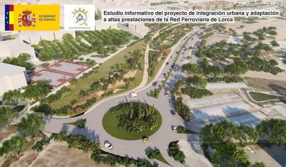 Proyecto de soterramiento de las vías del tren a su paso por Lorca