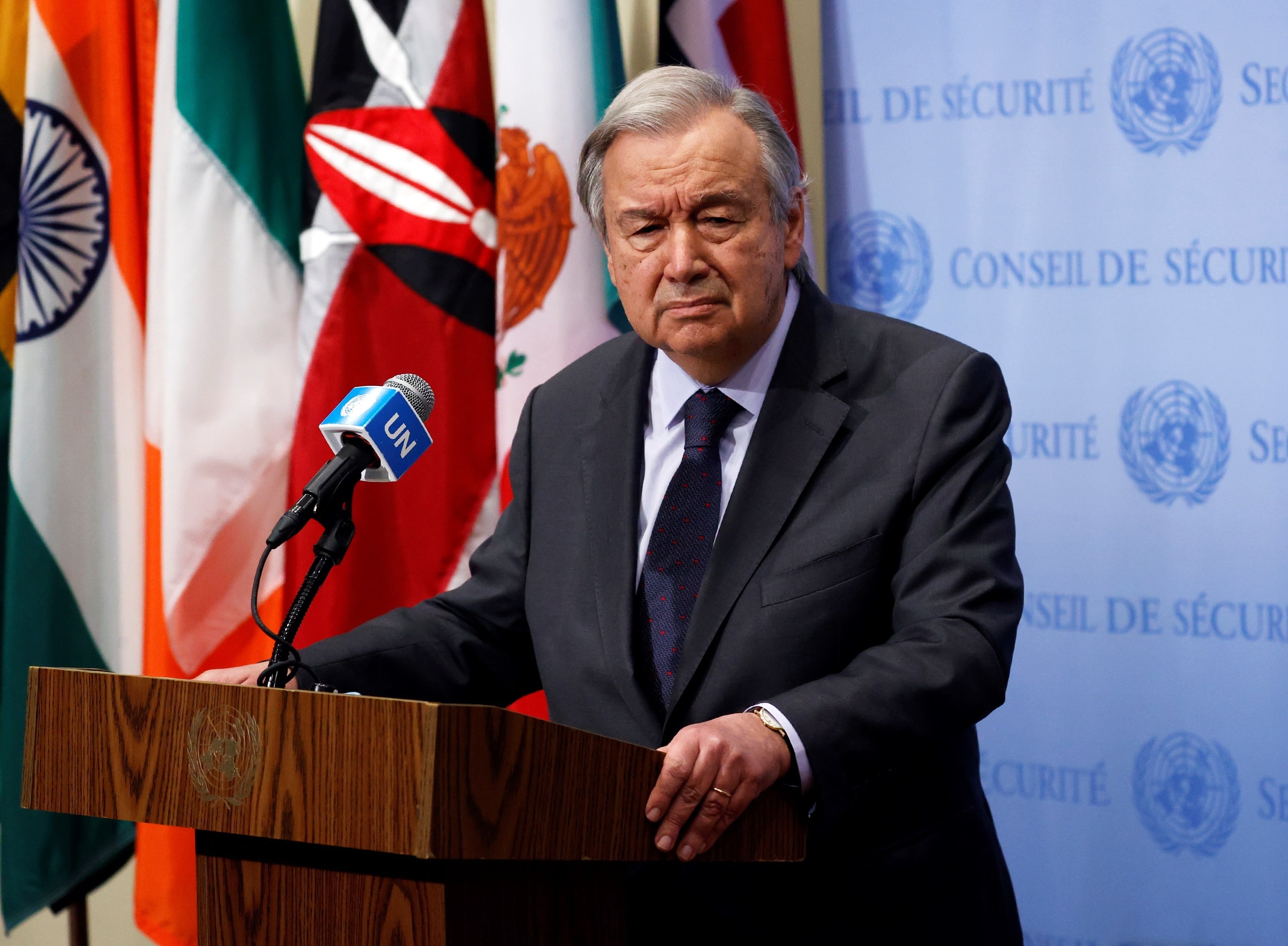 El secretario general de la ONU, Antonio Guterres.