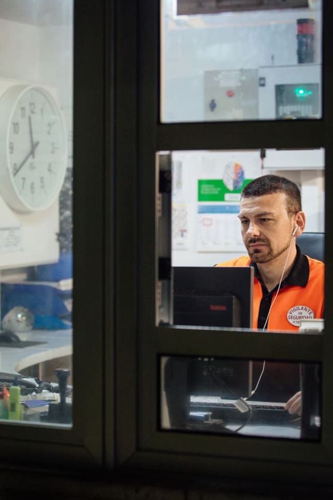 Joaquín Mataix, vigilante de seguridad