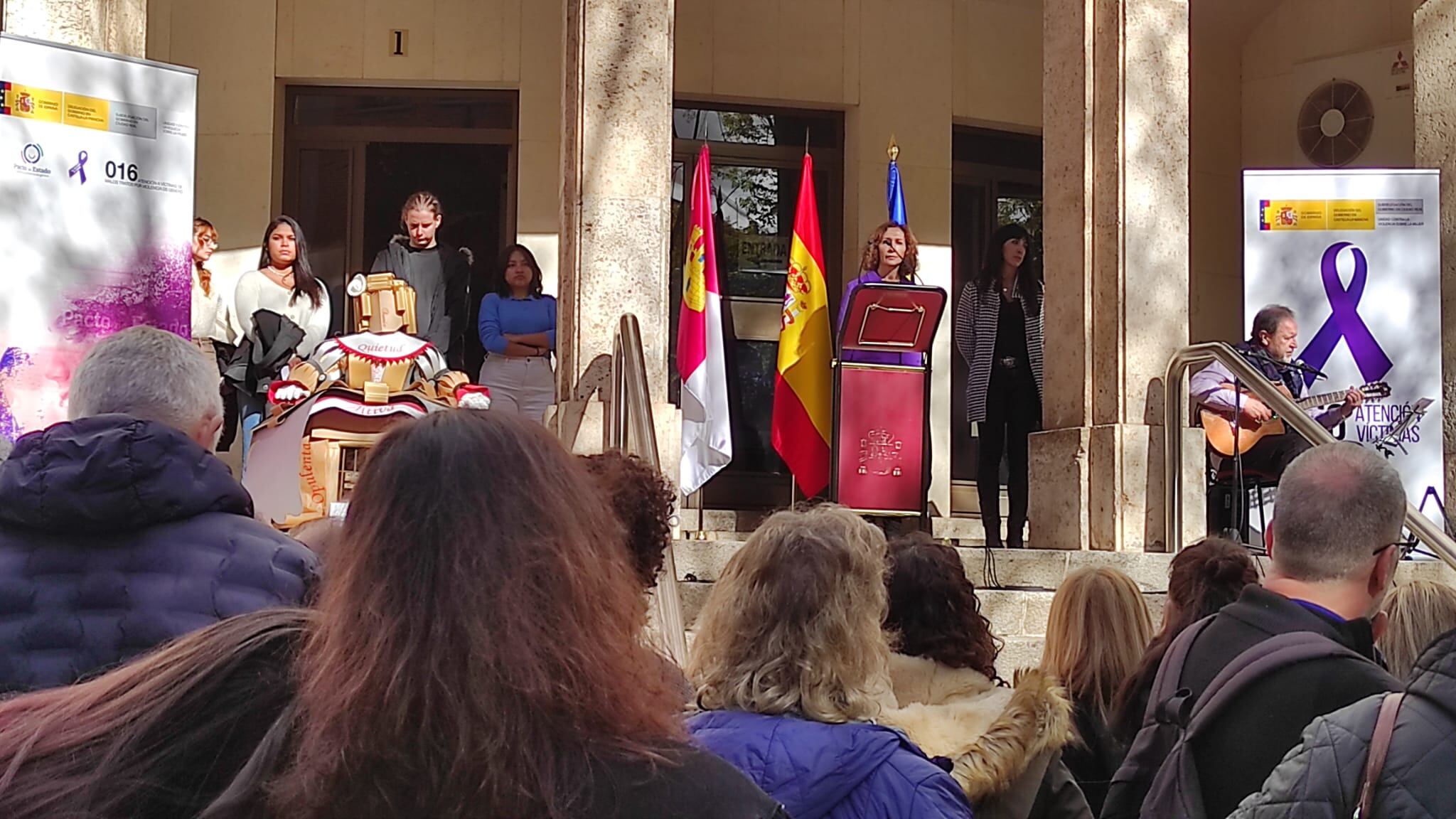 Mari Ángeles Herreros ha sido la encargada de ofrecer el discurso institucional