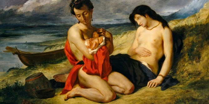 Los &#039;natchez&#039; de Eugène Delacroix