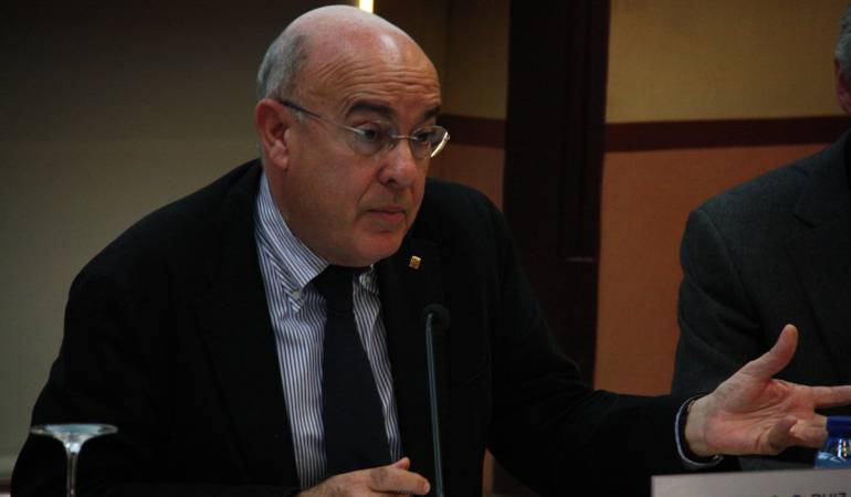 Boi Ruiz a la presentació de l'informe 'Efectes de la crisi econòmica en la salut de la població a Catalunya'