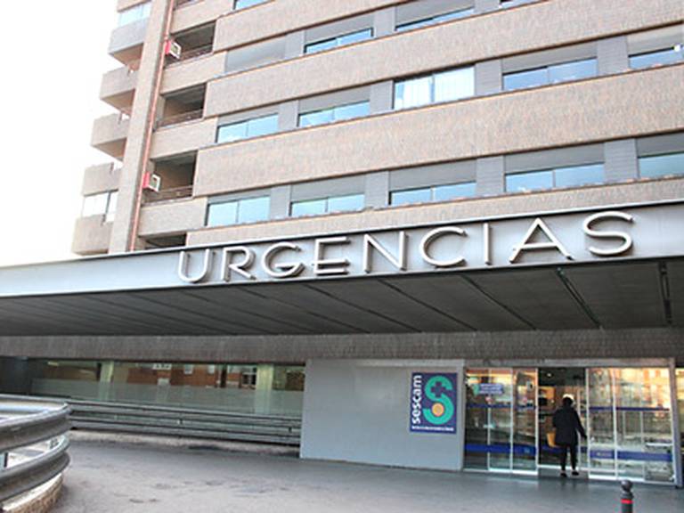 Fachada del edificio de Urgencias del Hospital de Albacete