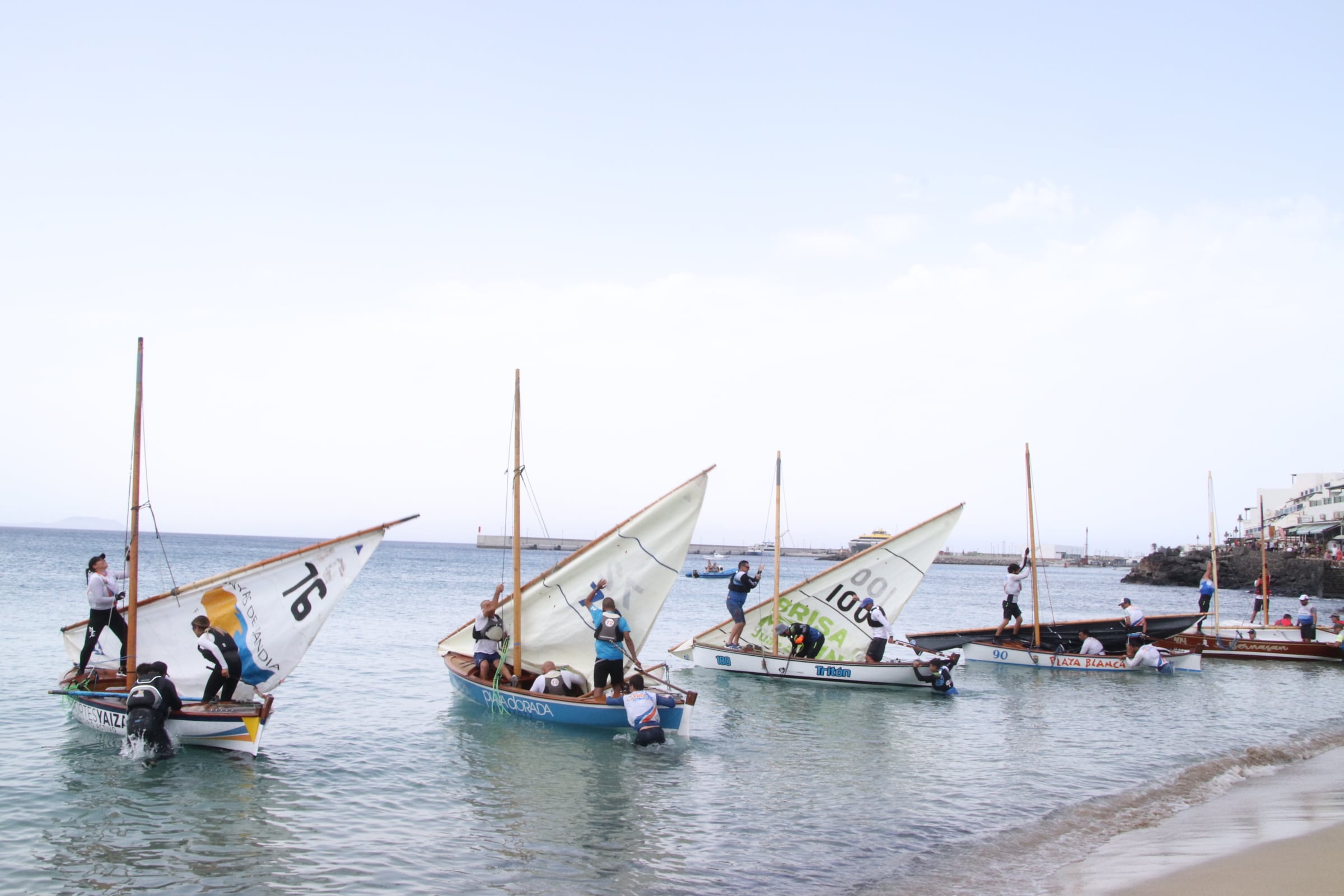 Salida a vela tendida.