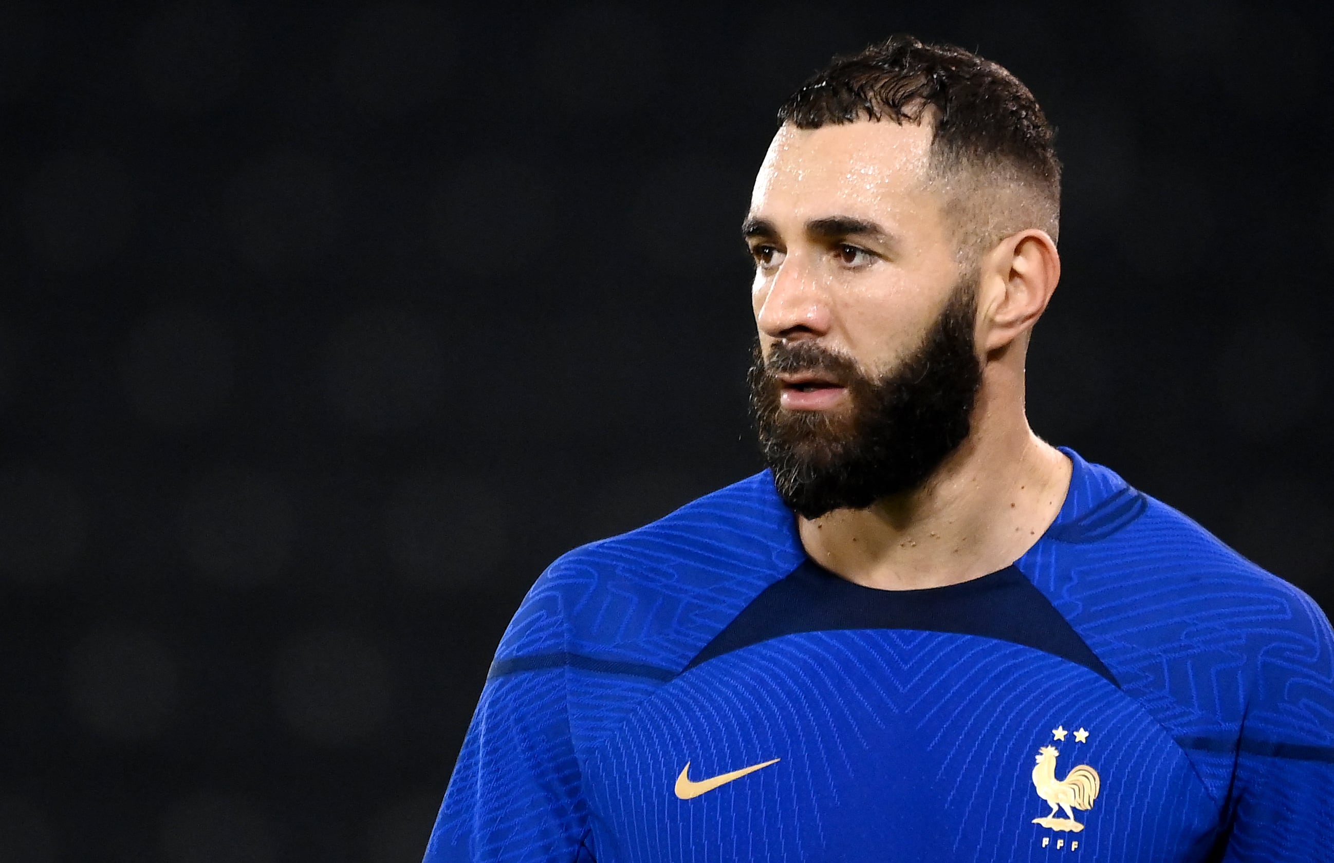 Karim Benzema con Francia.