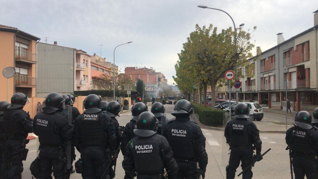 Un moment de la persecució per dins de Salt