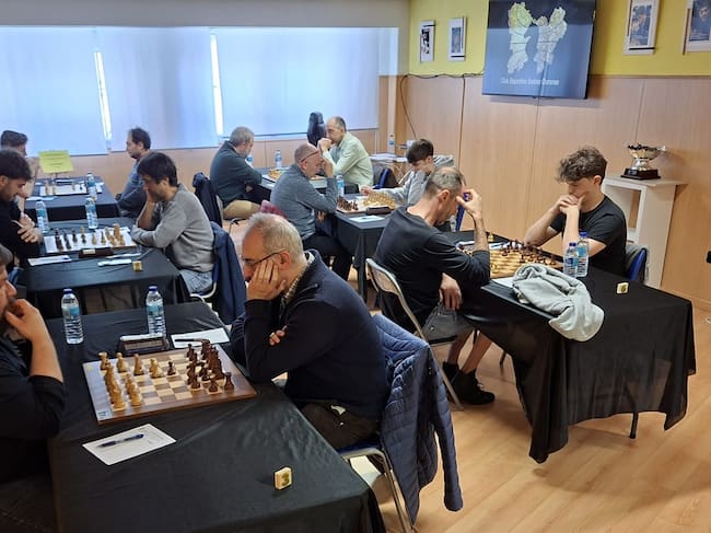 Nueva jornada en la Liga Gallega de ajedrez disputada el pasado fin de semana