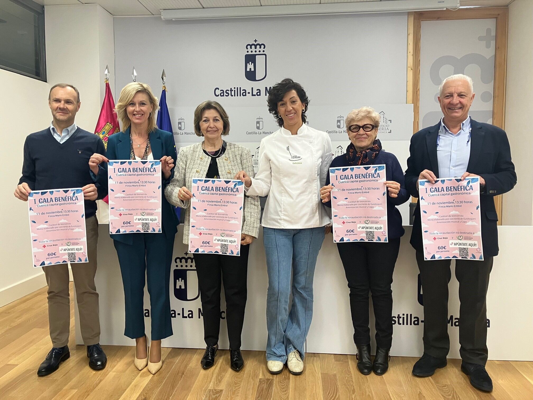 Acto de presentación de la Gala benéfica.