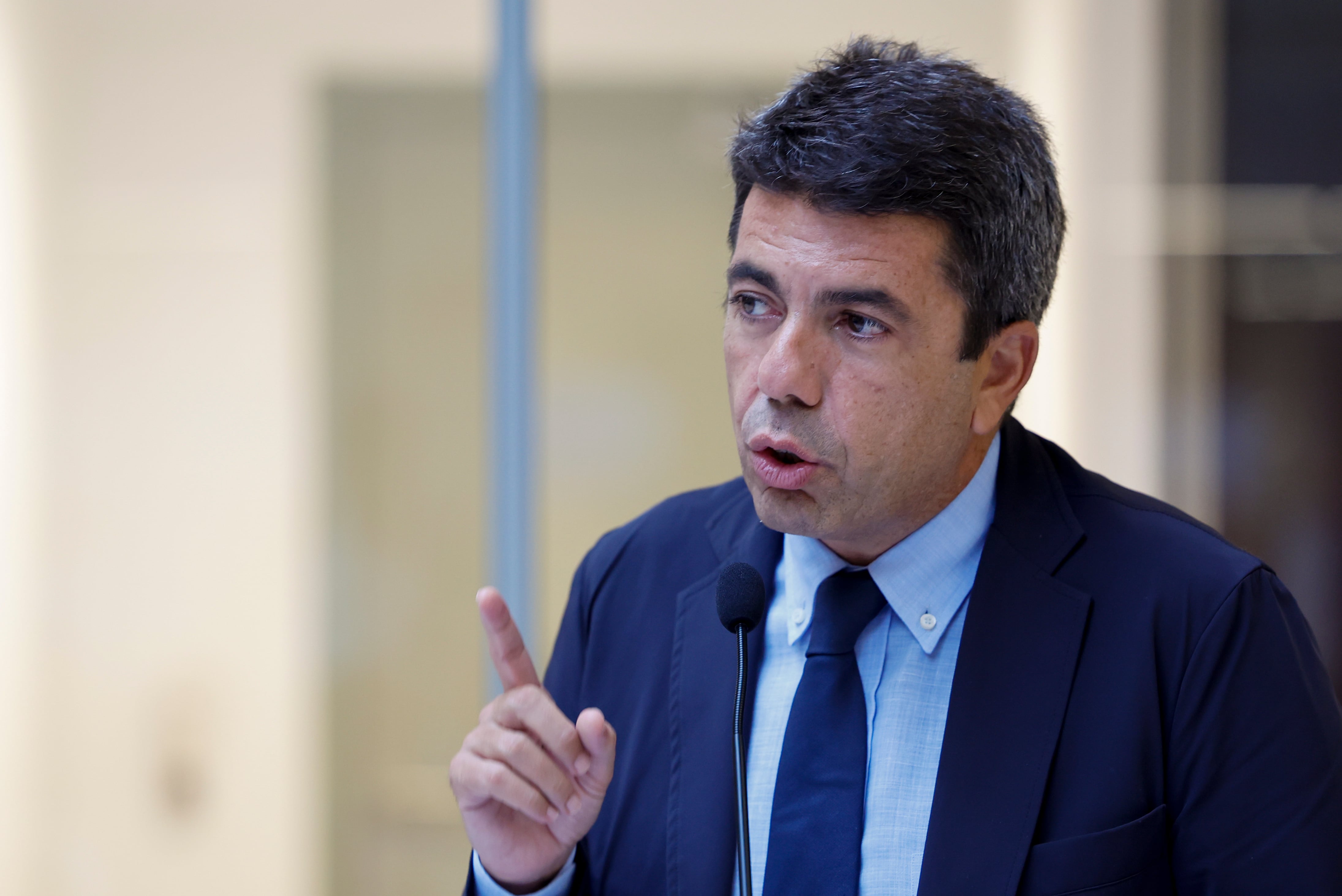 El president de la Generalitat, Carlos Mazón, en una reciente imagen.EFE/Ana Escobar