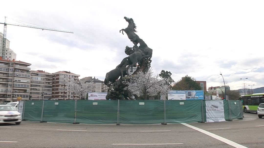 Praza de España.