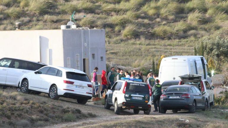 Ana Julia Quezada en la finca de Rodalquilar, en el registro del 13 de marzo.