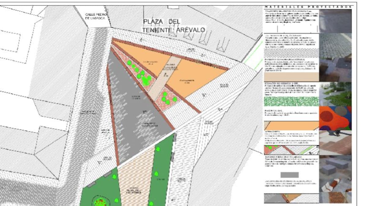 La Plaza Teniente Arévalo será reformada en su totalidad