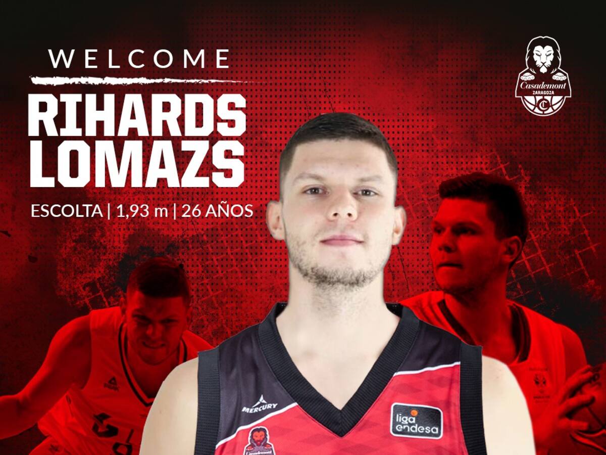 Rihards Lomazs, primer fichaje del Casademont Zaragoza
