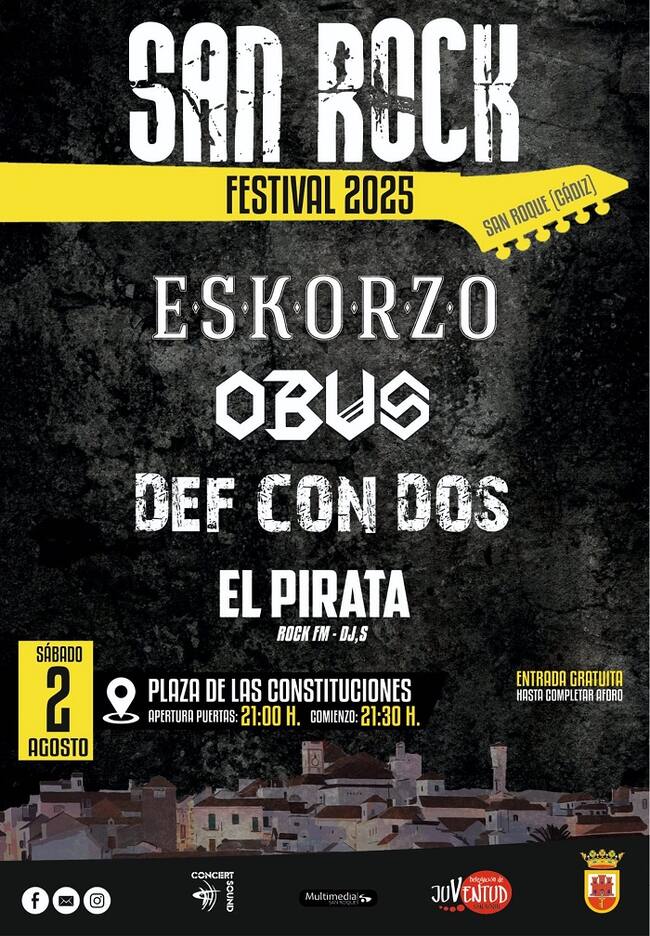 Cartel del concierto