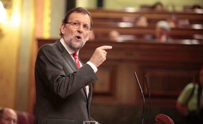 Mariano Rajoy, al debat sobre la consulta del Congrés dels Diputats