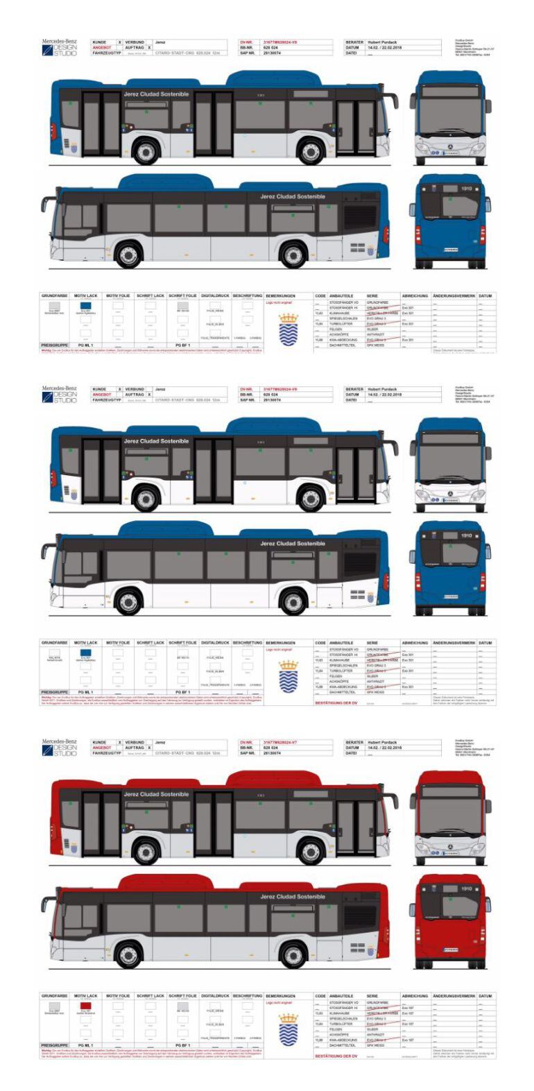 Estos son los tres modelos propuestos por el Ayuntamiento