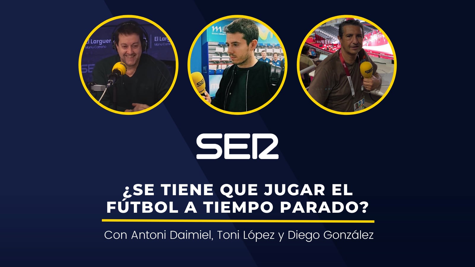 El cronómetro en el fútbol, a debate en La SER