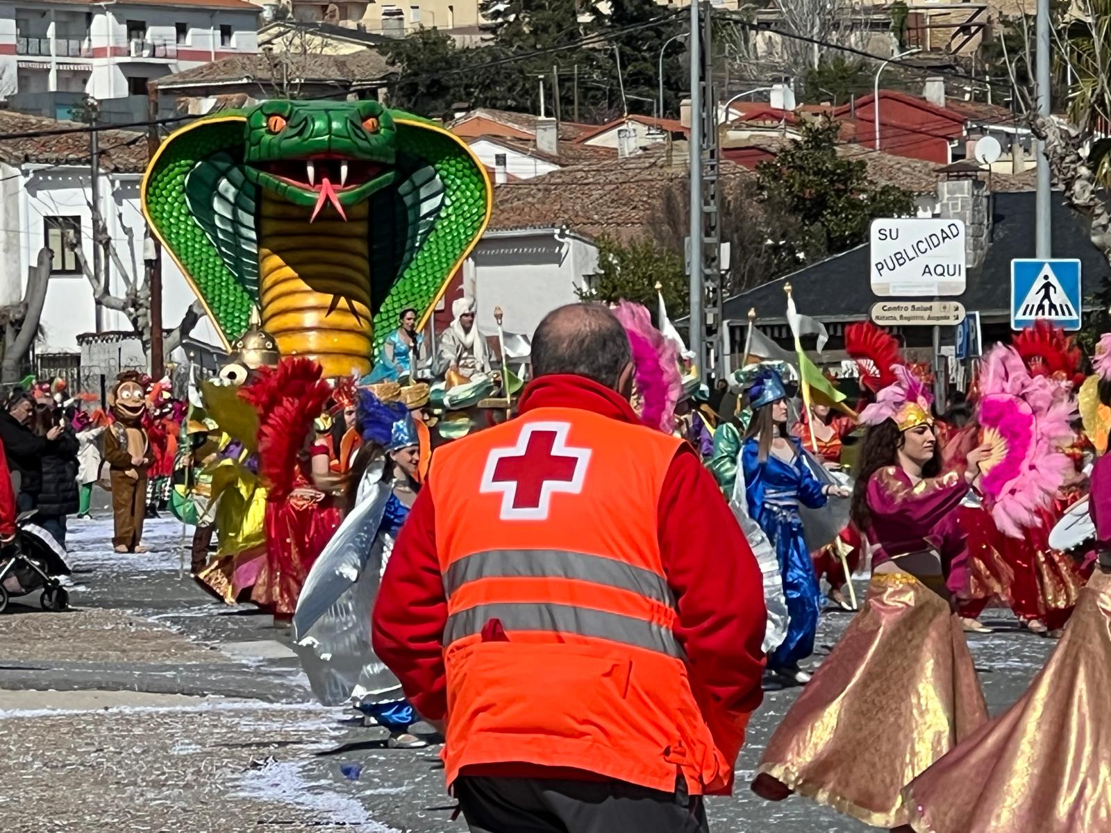 Despliegue en los carnavales de Cebreros