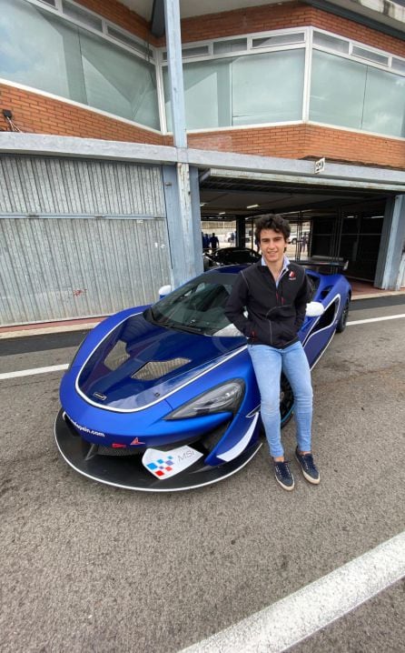 Fidel Castillo durante su participación en el campeonato de Jerez