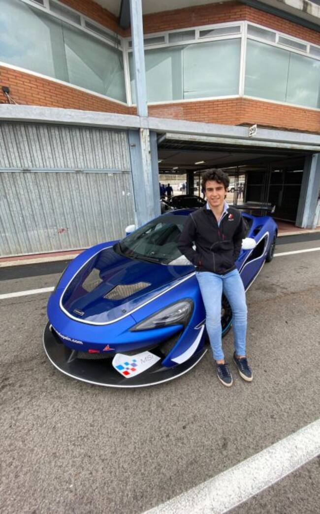 Fidel Castillo durante su participación en el campeonato de Jerez