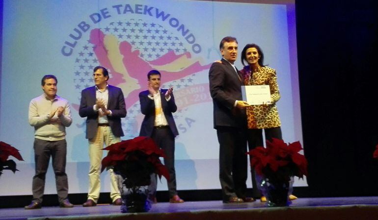 Jesús Tortosa en la Gala del Deporte de Alcobendas